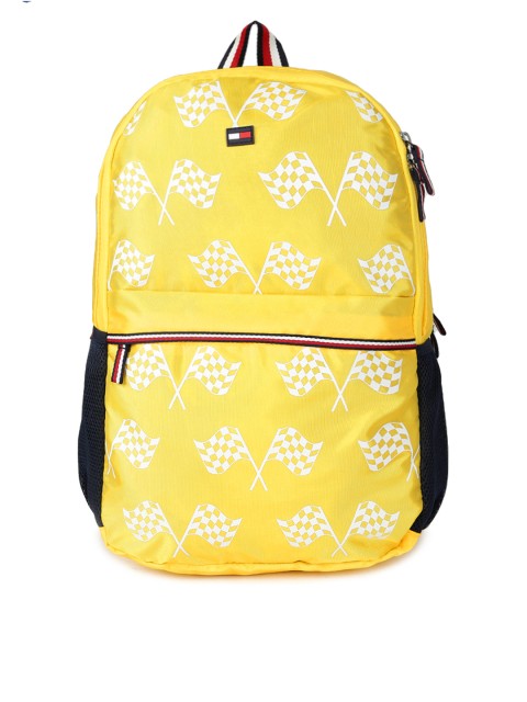 

Tommy Hilfiger Unisex Yellow Graphic Backpack