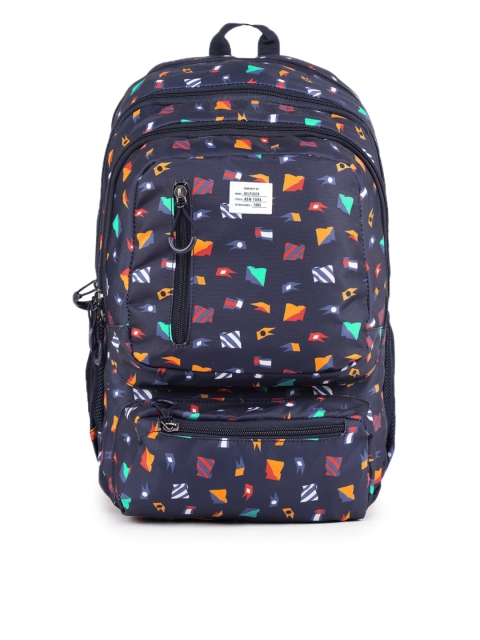

Tommy Hilfiger Unisex Navy Blue Graphic Backpack