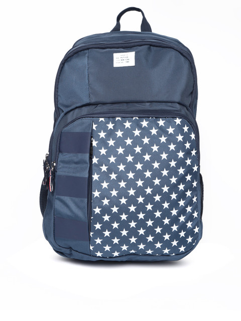 

Tommy Hilfiger Unisex Navy & White Star Print Backpack, Navy blue