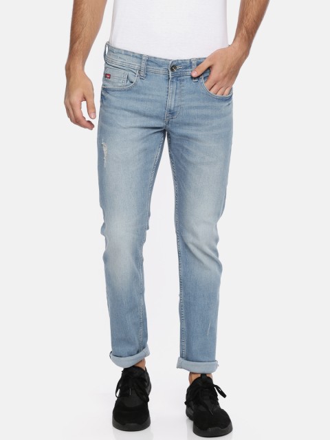 

Lee Cooper Men Blue Norris Slim Fit Mid-Rise Clean Look Stretchable Jeans