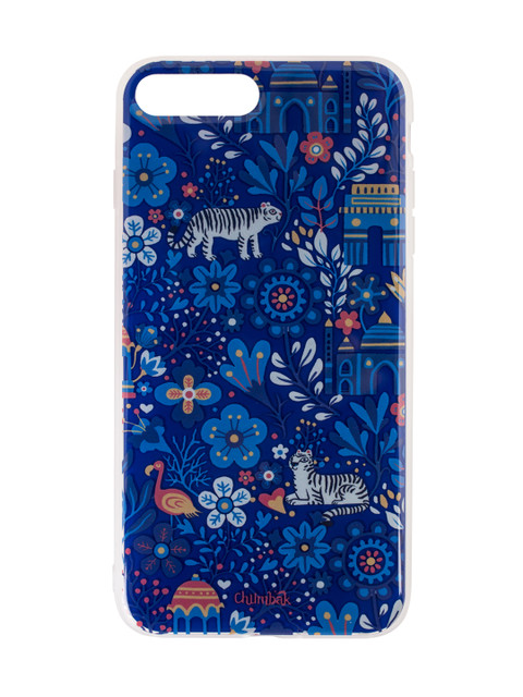 

Chumbak Blue Printed Midnight Jungle iPhone 8 and SE Case