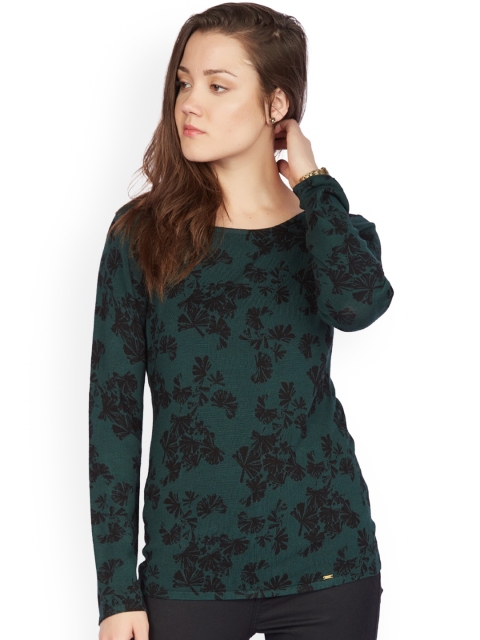 

Allen Solly Woman Green Printed Top