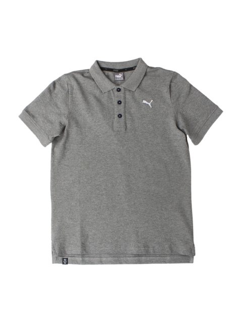 

Puma Boys Grey ESS Pique Polo Collar T-shirt