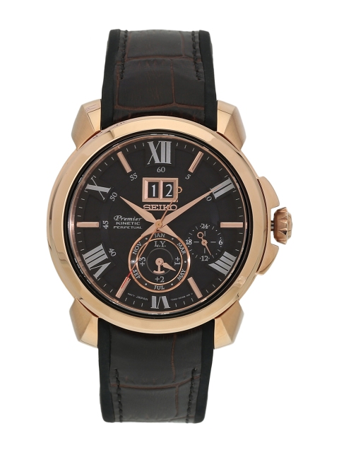 

SEIKO Premier Men Black Analogue watch SNP146P1