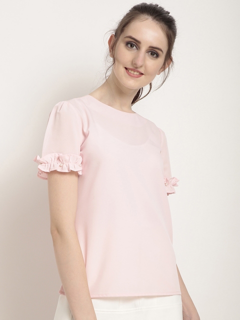 

RARE Women Pink Solid Top