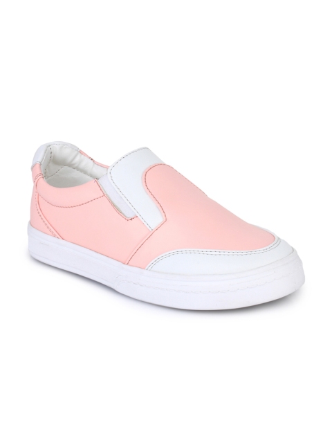 

Bruno Manetti Kids Pink Slip-On Sneakers