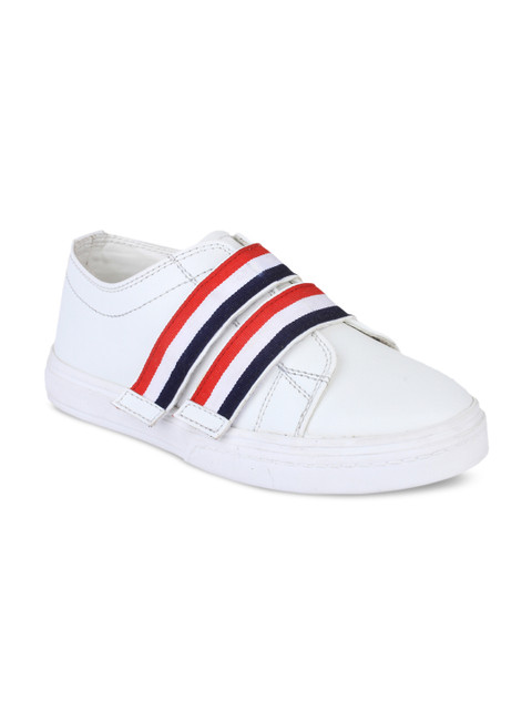

Bruno Manetti Kids White Slip-On Sneakers