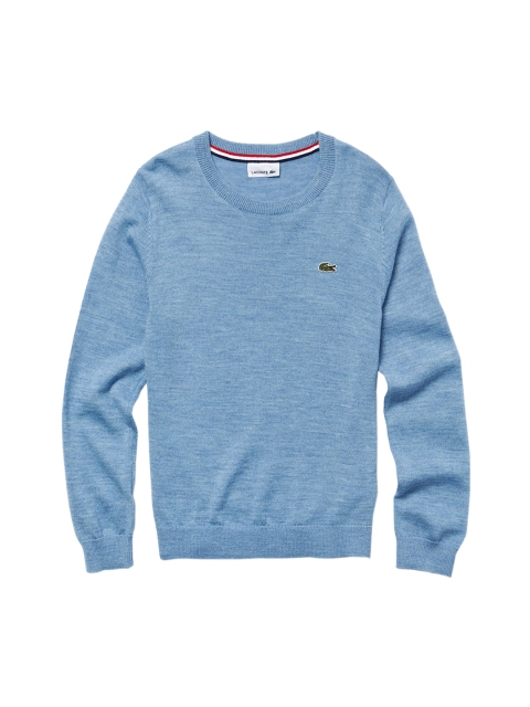 

Lacoste Girls Blue Solid Pullover