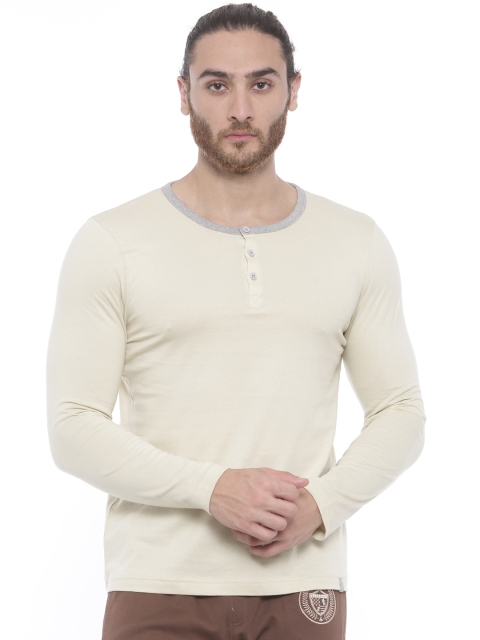 

Bitz Off-WHite Solid Lounge T-Shirt EBA011