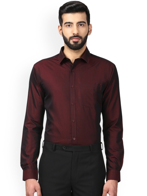 

Next Look Men Brown Slim Fit Solid Formal Shirt