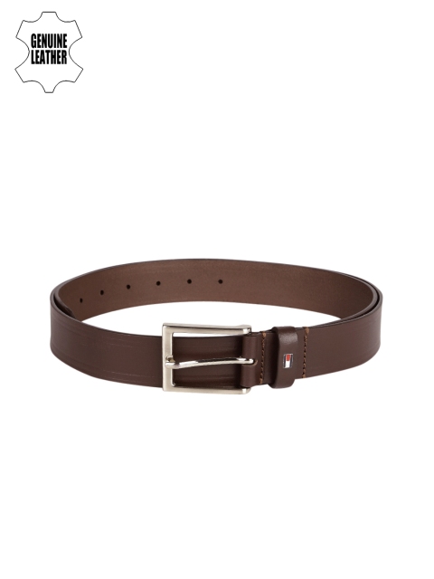 

Tommy Hilfiger Men Brown Genuine Leather Textured Belt
