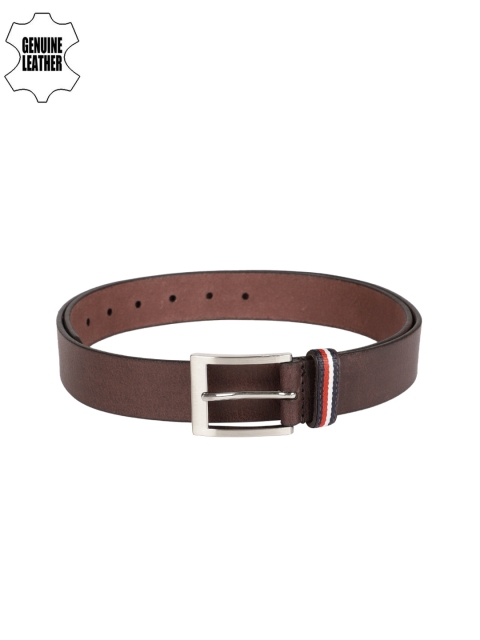 

Tommy Hilfiger Men Brown Solid Genuine Leather Belt