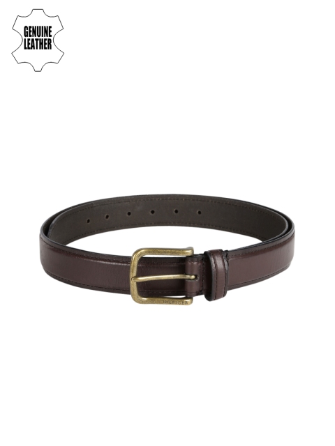 

Tommy Hilfiger Men Brown Genuine Leather Solid Belt