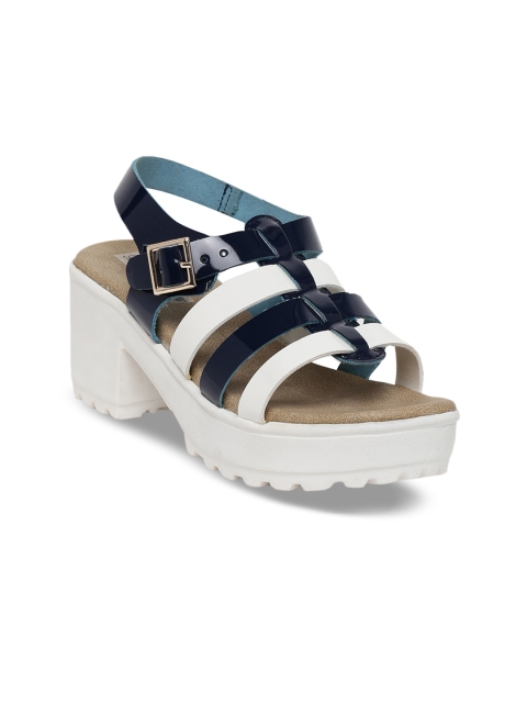 

Bruno Manetti Women White Solid Sandals