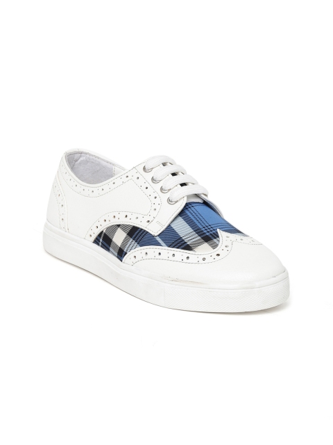 

Bruno Manetti Women White Sneakers