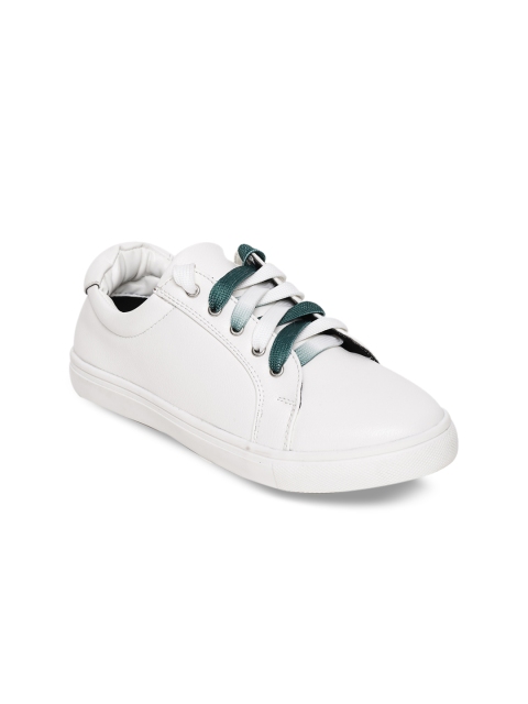 

Bruno Manetti Women White Sneakers