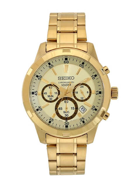 

SEIKO Men Gold-Toned Analogue Watch