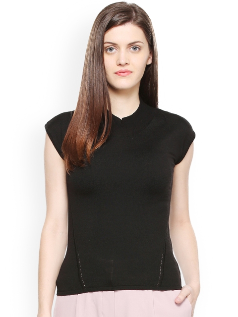 

Van Heusen Woman Women Black Solid Top