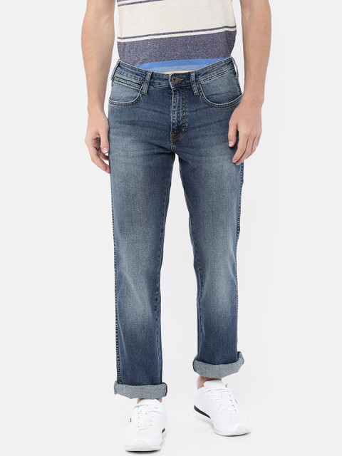 

Wrangler Men Blue Millard Slim Fit Low-Rise Clean Look Stretchable Jeans