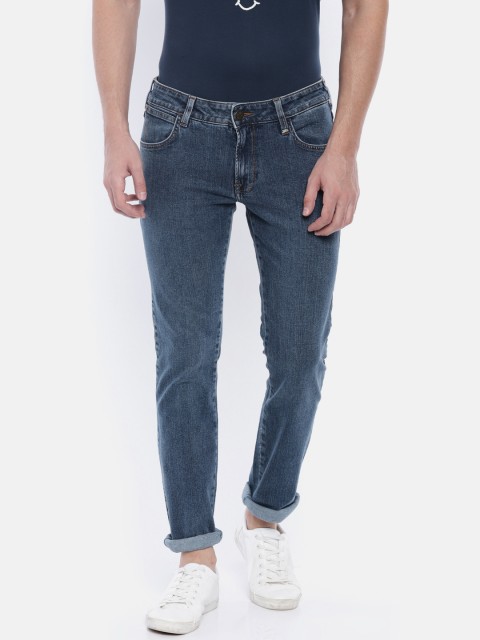 

Wrangler Men Blue Slim Fit Low-Rise Clean Look Stretchable Jeans
