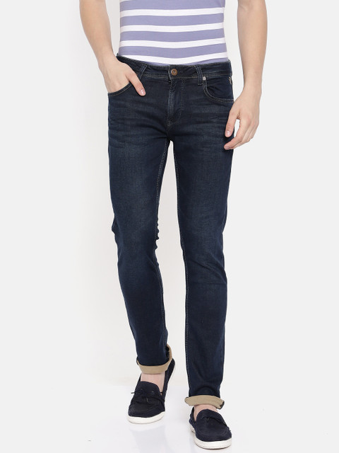 

Killer Men Blue Slim Fit Mid-Rise Clean Look Stretchable Jeans