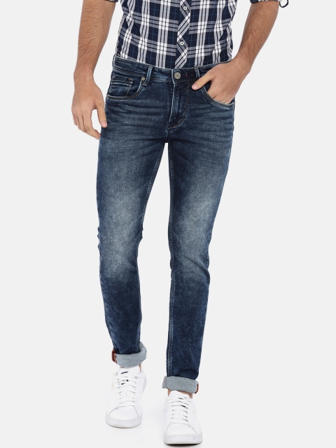 

Killer Men Blue Skinny Fit Mid-Rise Clean Look Stretchable Jeans