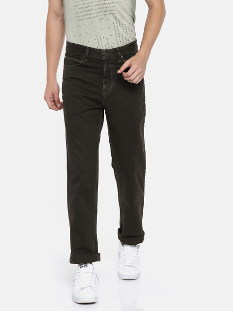 

Killer Men Brown Regular Fit Mid-Rise Clean Look Jeans
