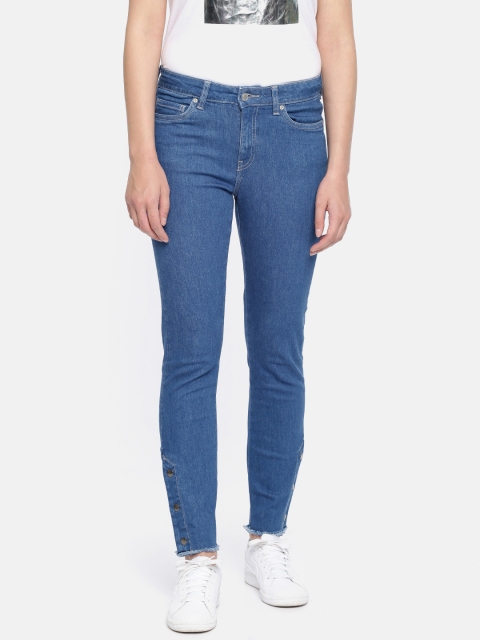 

Vero Moda Women Blue Slim Fit Mid-Rise Clean Look Stretchable Jeans