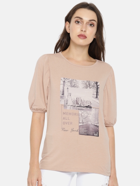 

Vero Moda Women Rust Printed Top