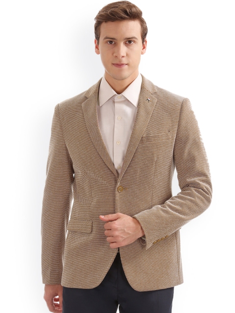 

Arrow Men Brown Slim Fit Single Breasted Blazer