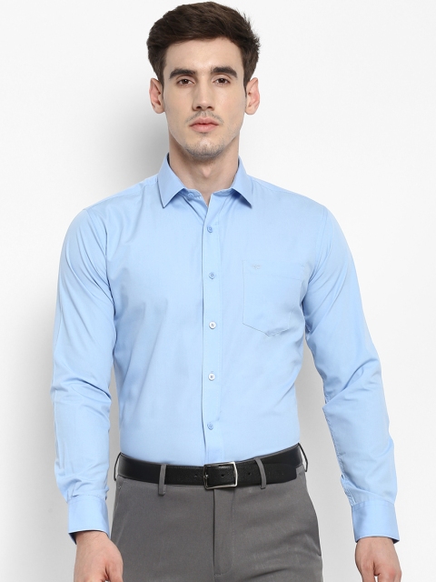 

Red Tape Men Blue Regular Fit Solid Formal Shirt