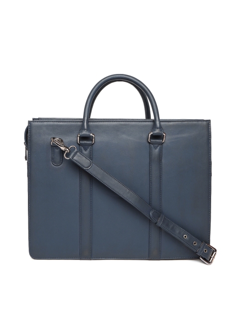 

Gauge Machine Unisex Navy Solid Laptop Bag with Sling Strap, Navy blue
