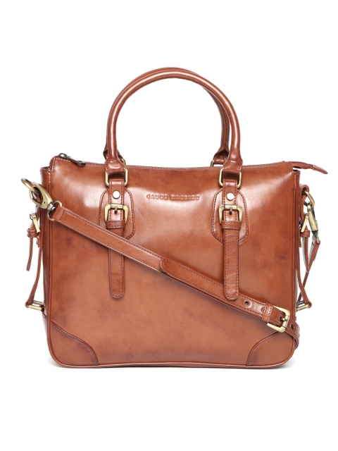 

Gauge Machine Brown Solid Handheld Bag