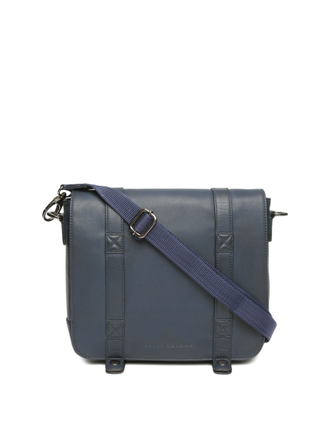 

Gauge Machine Unisex Navy Solid Messenger Bag, Navy blue