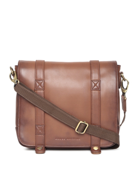 

Gauge Machine Unisex Brown Solid Messenger Bag