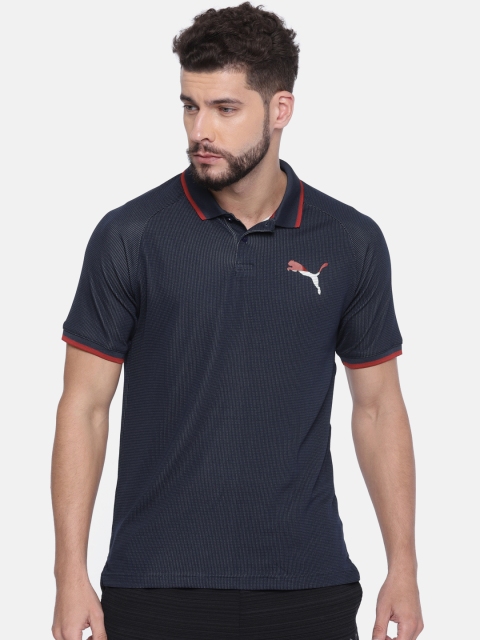 

Puma Navy Active Polo T-shirt, Navy blue