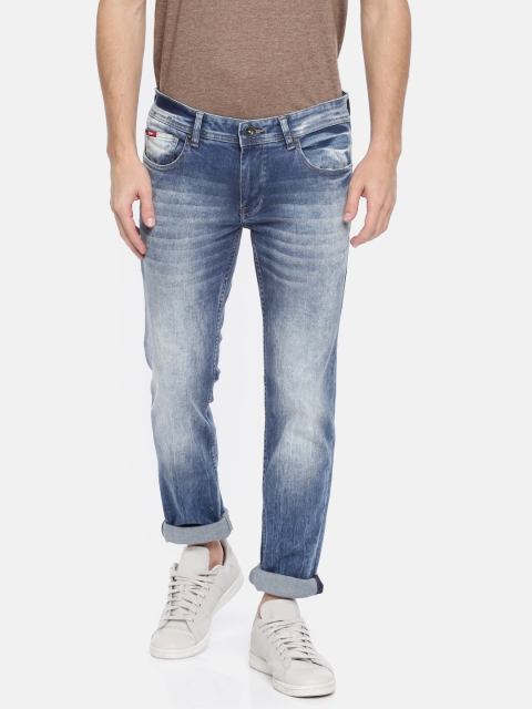 

Lee Cooper Men Blue Slim Fit Mid-Rise Clean Look Stretchable Jeans