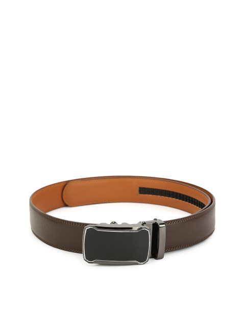 

Pacific Gold Men Brown Leather Wallet & Belt