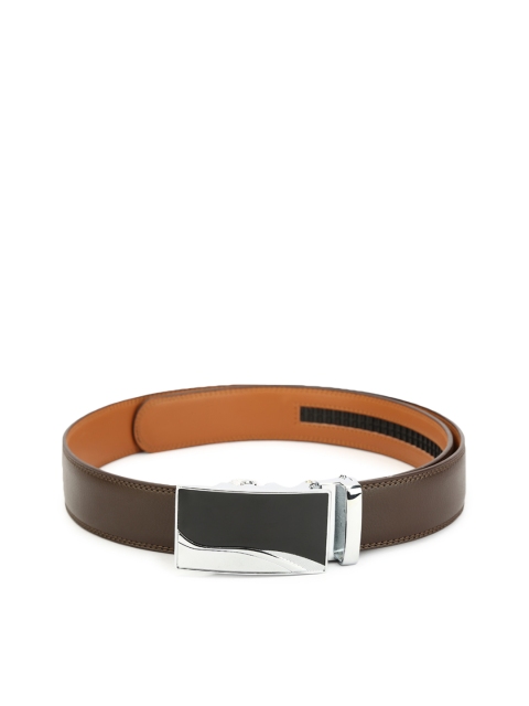 

Pacific Gold Men Brown Leather Wallet & Belt