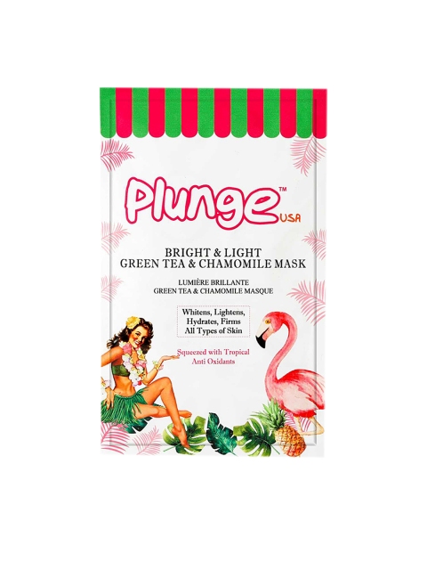 

O3+ Unisex Plunge Bright & Light Face Green Tea & Chamomile Face Mask 30g, Multi