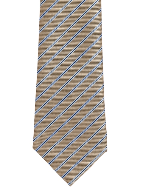 

Alvaro Castagnino Beige Striped Skinny Tie