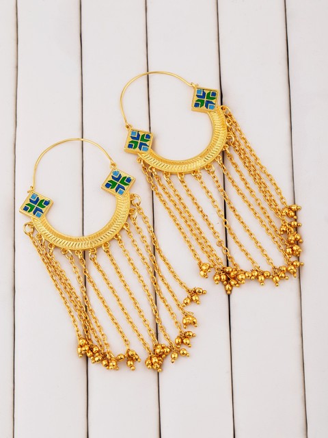 

Studio Voylla Gold-Plated Classic Hoop Earrings