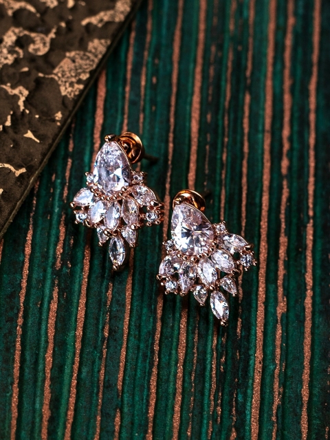 

Amavi Rose Gold-Plated Melayna Studs