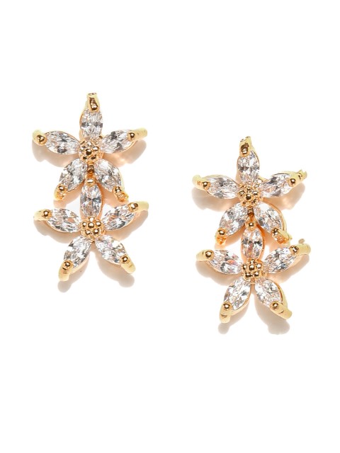 

Amavi Gold-Plated Floral Studs