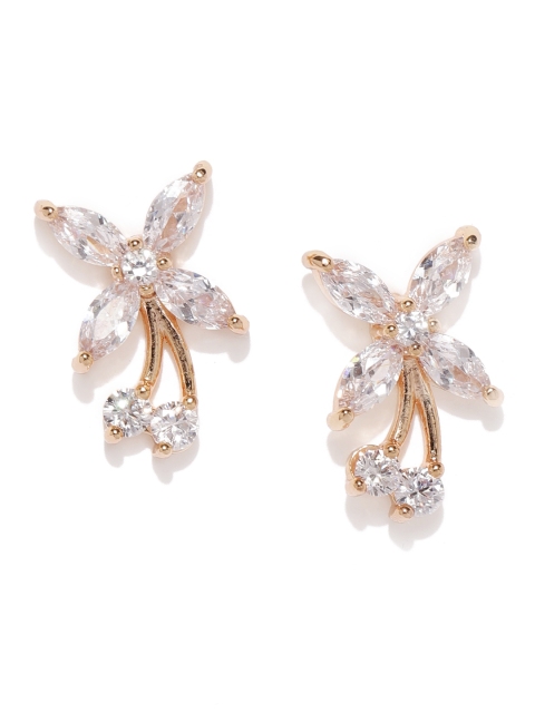 

Amavi Gold-Plated Irrisa Floral Studs