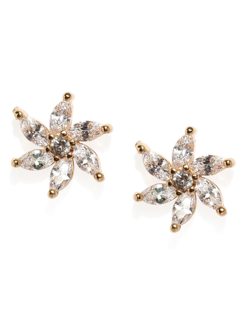 

Amavi Gold-Toned Floral Studs