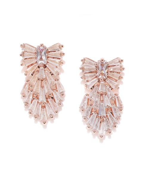 

Amavi Rose Gold-Plated Serenade Statement Studs