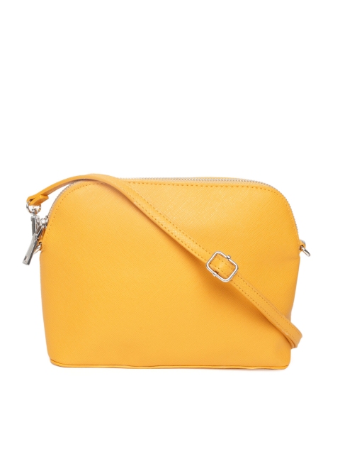 

OVS Mustard Yellow Solid Sling Bag