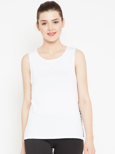 

OVS Women White Solid Top