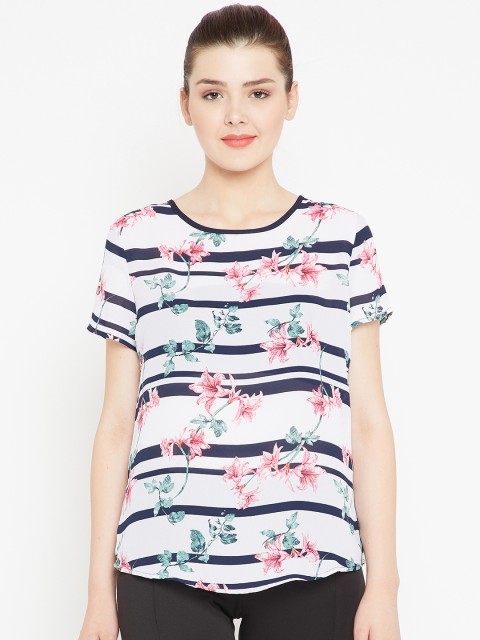 

OVS Women White Floral Printed Top